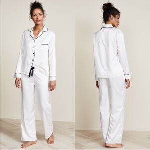 Bluebella Pajama Set Claudia Shirt & Trouser Cream Ivory White Small 6 Bridal